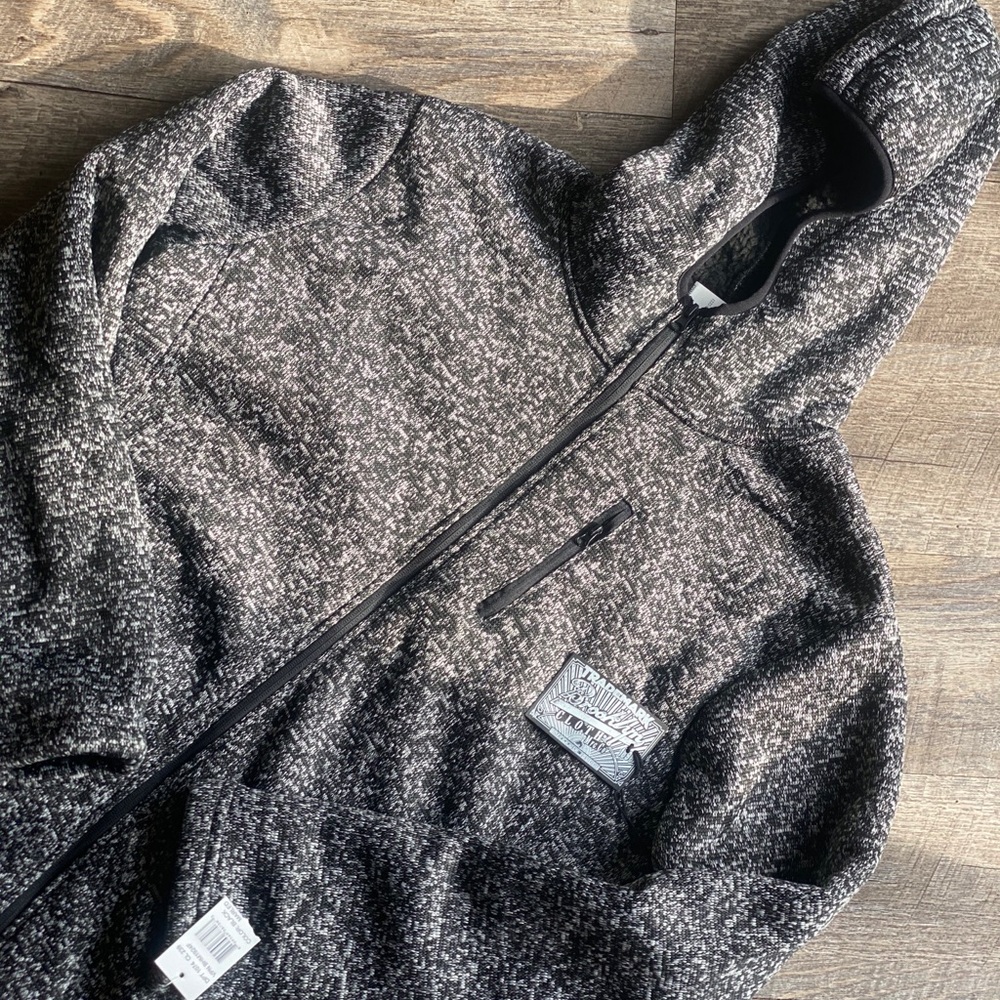 trademark brooklyn cloth black sweater hoodie